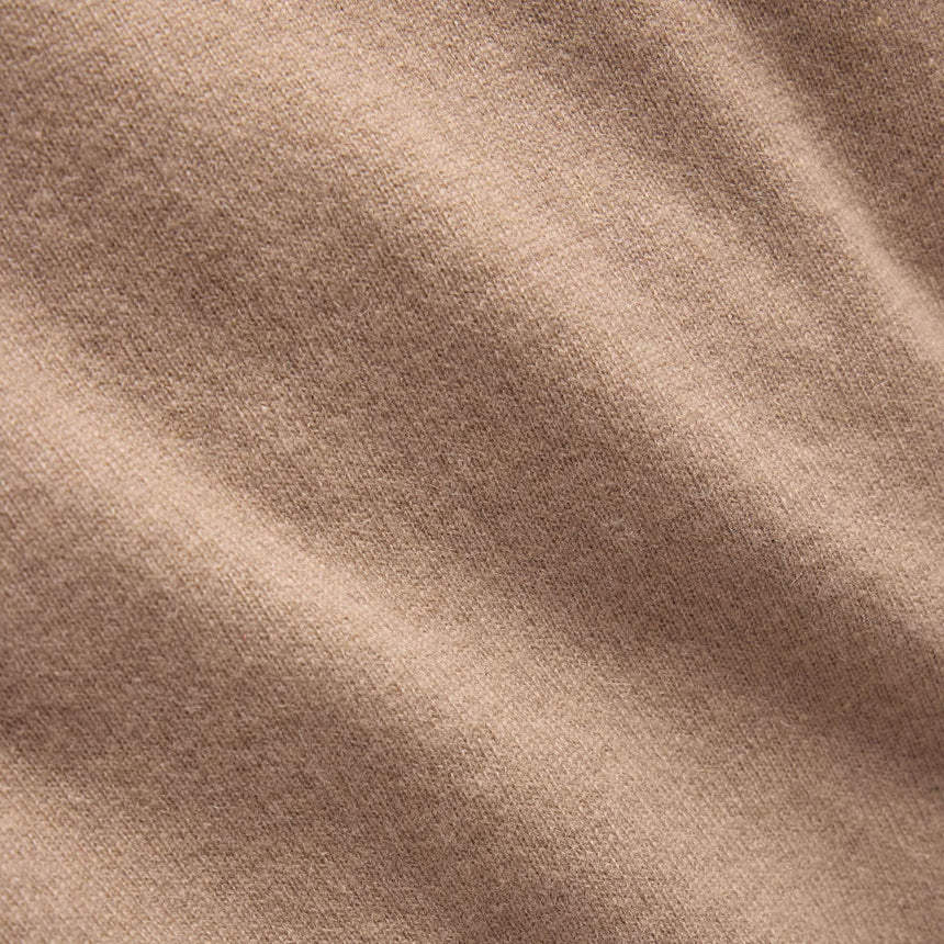 Spun Cashmere Crew Neck in Coffee | James Perse Los Angeles FLAT