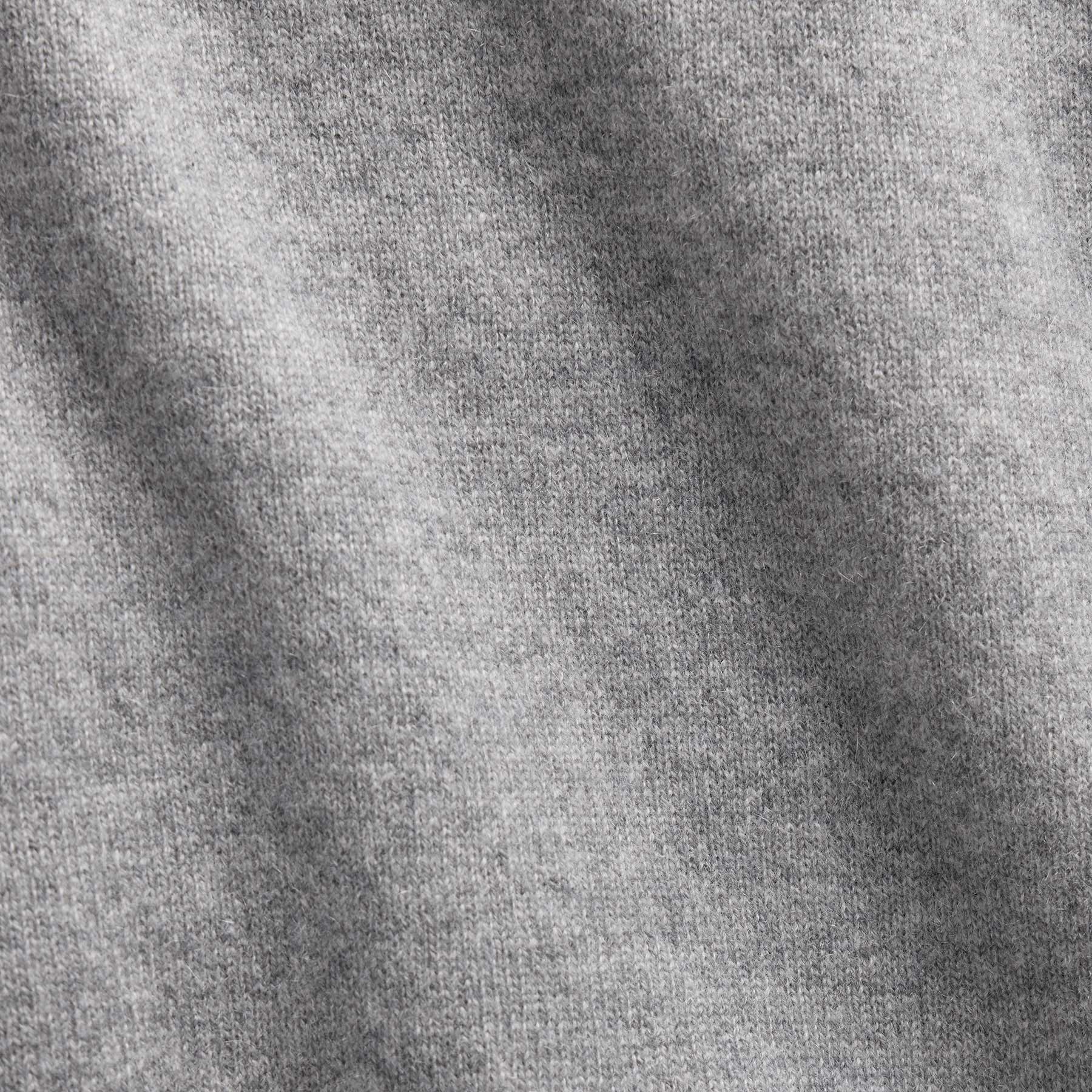 Spun Cashmere Crew Neck in Heather Grey | James Perse Los Angeles FLAT
