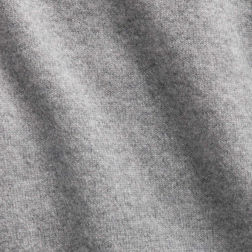 Spun Cashmere Crew Neck in Heather Grey | James Perse Los Angeles FLAT