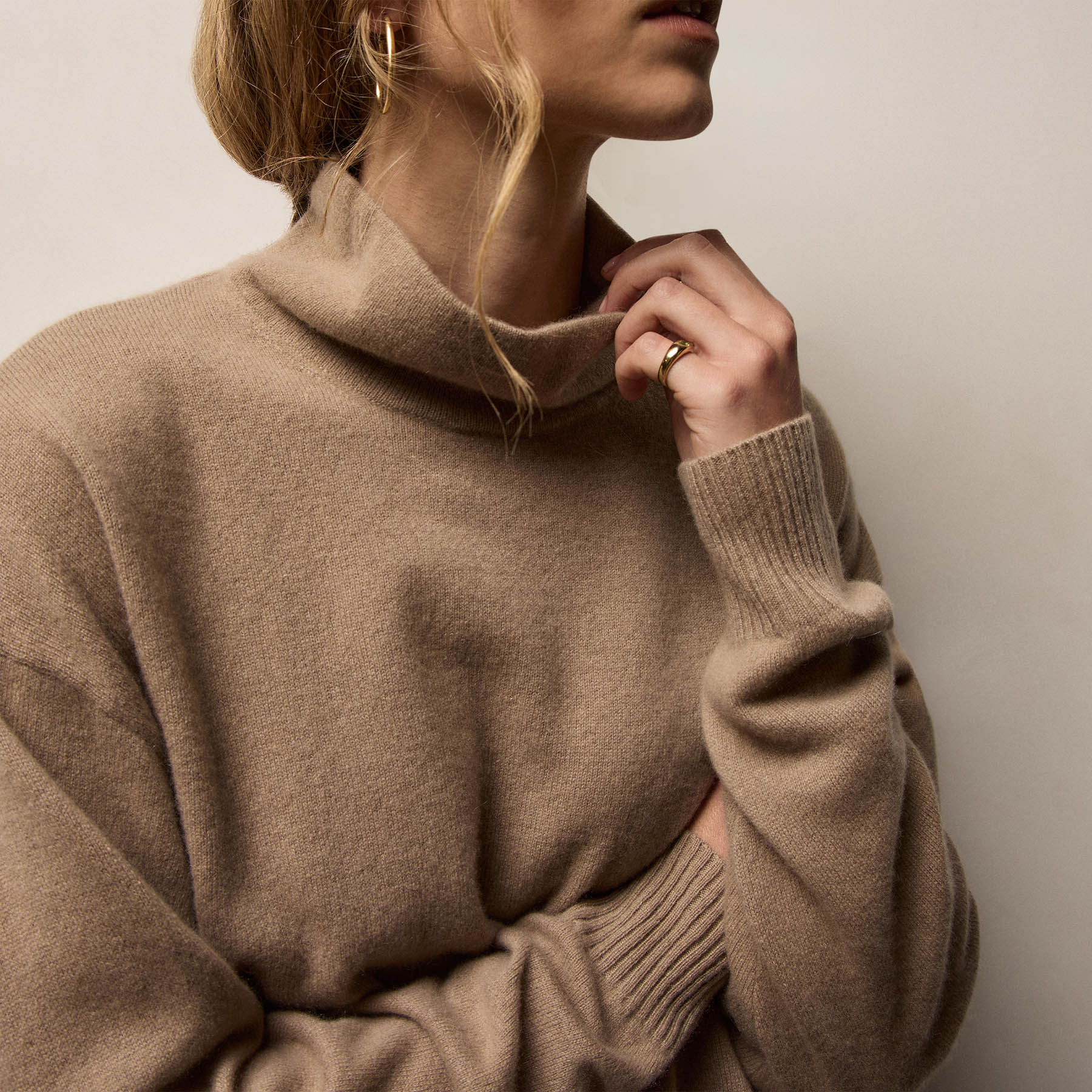 トップス ARNYS PURE CASHMERE sweater Rosemist | Cashmere Crew Neck Sweater | Pure Collection