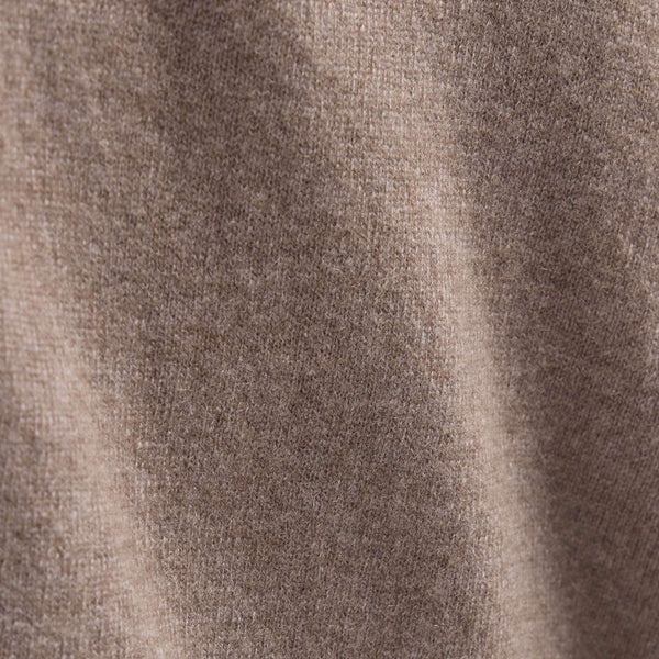 Spun Cashmere Funnel Neck in Warm Brown | James Perse Los Angeles