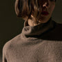 Spun Cashmere Funnel Neck in Warm Brown | James Perse Los Angeles