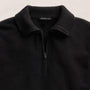 Italian Spun Cashmere Half Zip in Black/Anthracite | James Perse Los Angeles