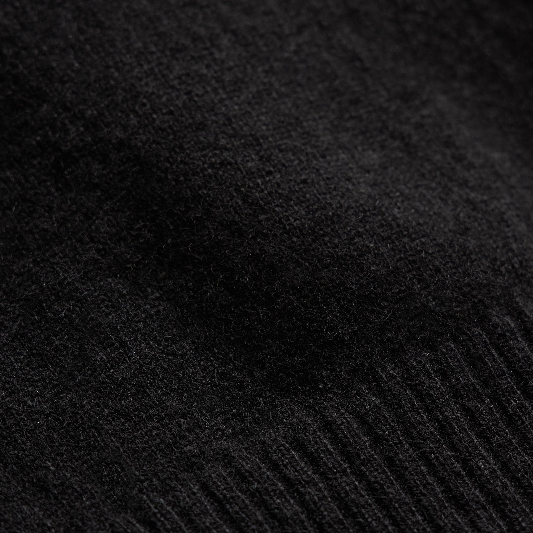 Italian Spun Cashmere Half Zip - Black/Anthracite | James Perse