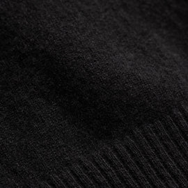 Italian Spun Cashmere Half Zip in Black/Anthracite | James Perse Los Angeles