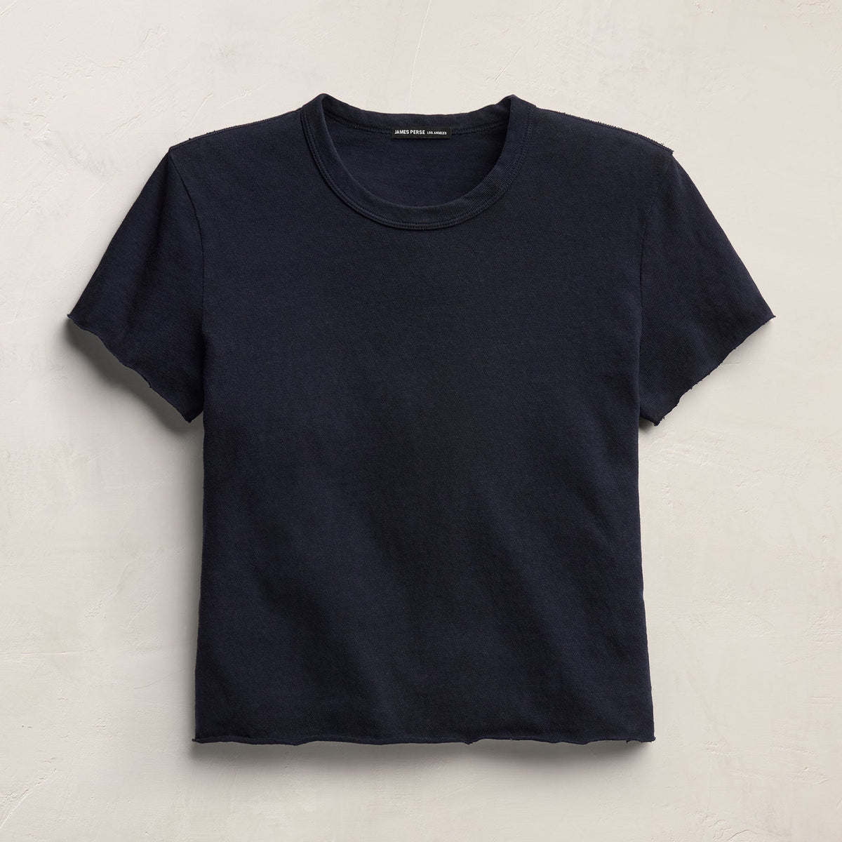 Slub Jersey Shrunken Tee in Classic Navy | James Perse Los Angeles