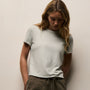 Slub Jersey Shrunken Tee in Celery Pigment | James Perse Los Angeles