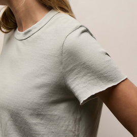 Slub Jersey Shrunken Tee in Celery Pigment | James Perse Los Angeles