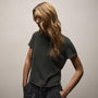 Slub Jersey Shrunken Tee in Hemlock Pigment | James Perse Los Angeles