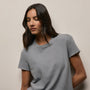 Slub Jersey Shrunken Tee in Ore Pigment | James Perse Los Angeles