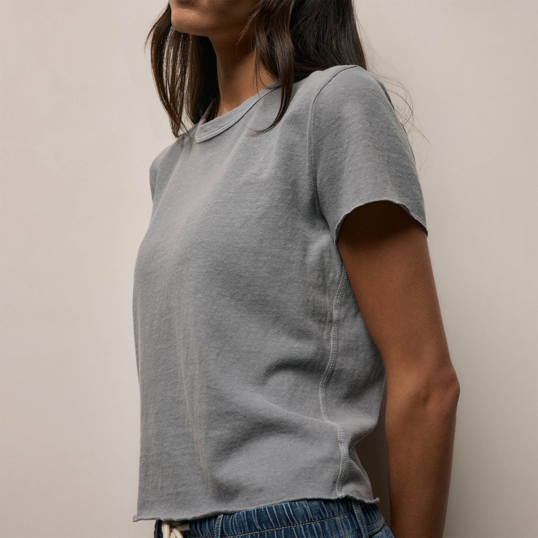 Slub Jersey Shrunken Tee from James Perse - $105