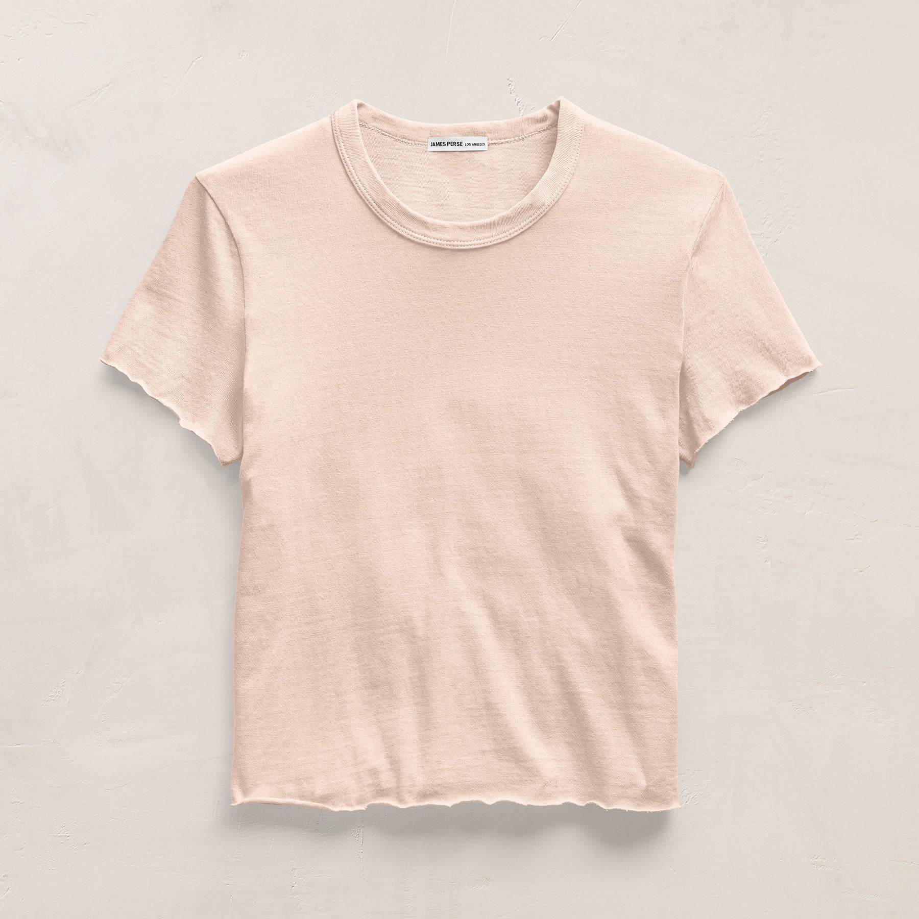 Slub Jersey Shrunken Tee in Zephyr Pigment | James Perse Los Angeles