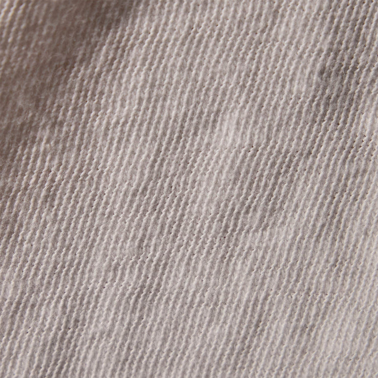 Slub Jersey Shrunken Henley in White | James Perse Los Angeles