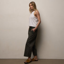 Slub Jersey Muscle Tank in White | James Perse Los Angeles