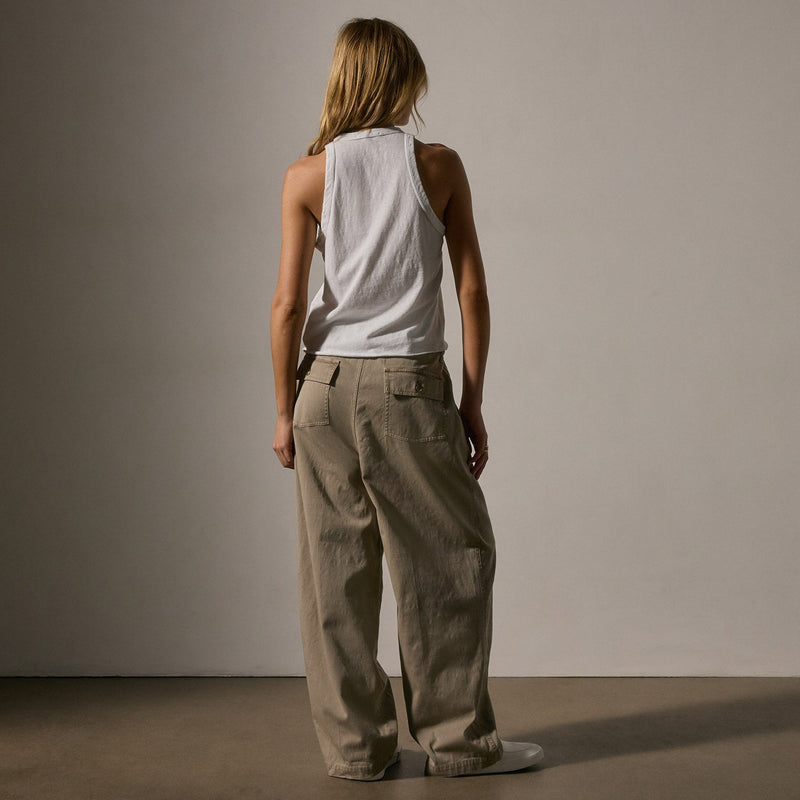 Slub Jersey Muscle Tank in White | James Perse Los Angeles