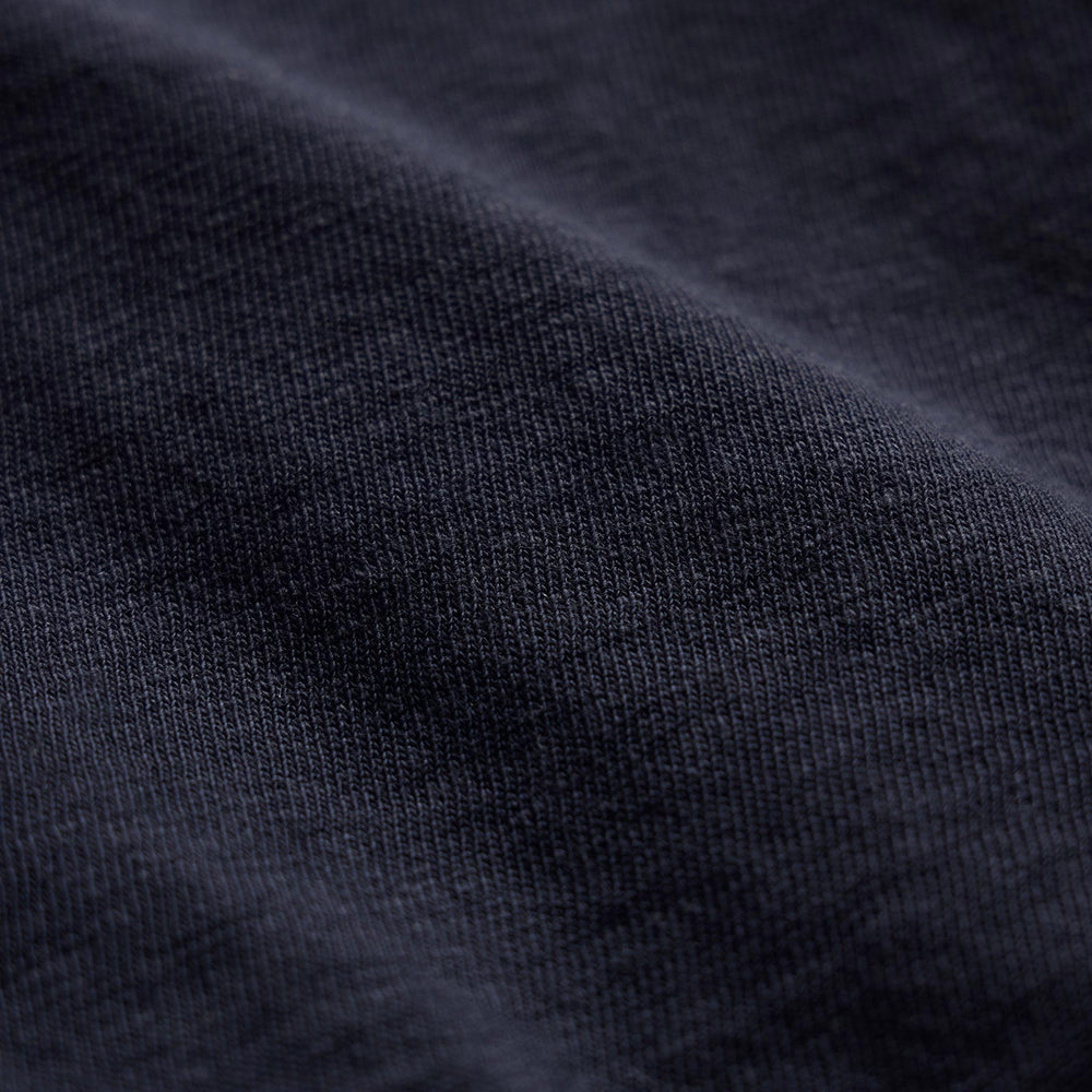 Slub Jersey Open Polo in Classic Navy | James Perse Los Angeles