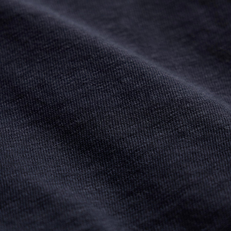 Slub Jersey Open Polo in Classic Navy | James Perse Los Angeles