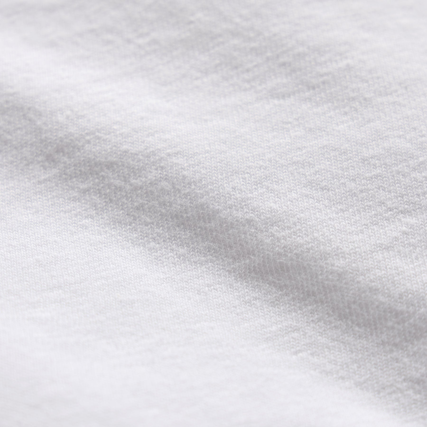 Slub Jersey Open Polo in White | James Perse Los Angeles