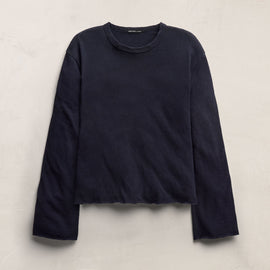 Slub Jersey Long Sleeve Tee in Classic Navy | James Perse Los Angeles