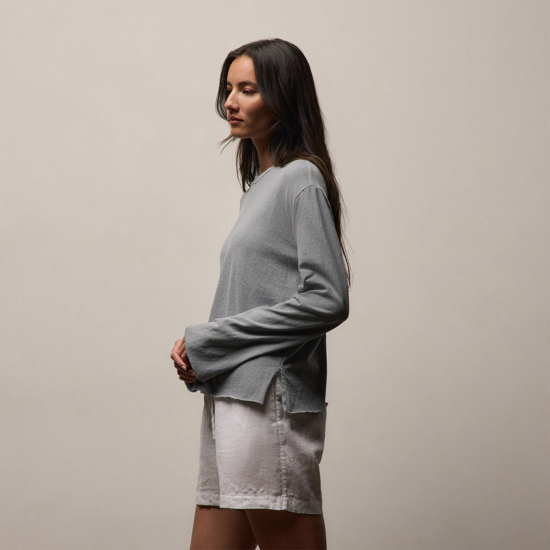 Slub Jersey Long Sleeve Tee from James Perse - $135