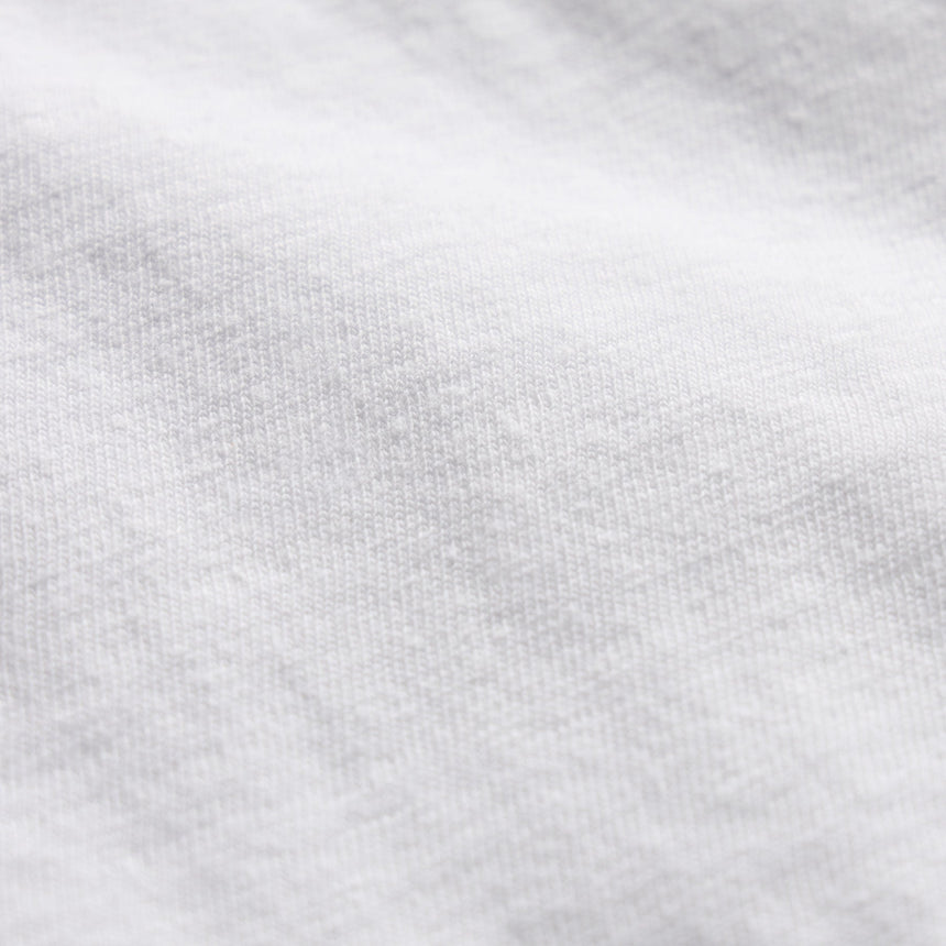 Slub Jersey Long Sleeve Tee in White | James Perse Los Angeles