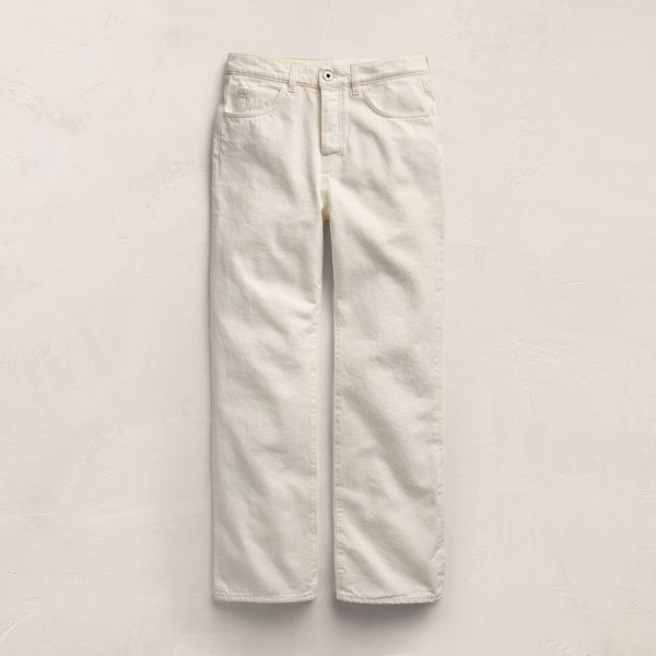 Relaxed Fit Jean in Off White | James Perse Los Angeles