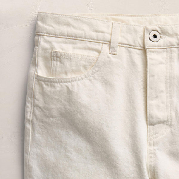 Relaxed Fit Jean in Off White | James Perse Los Angeles