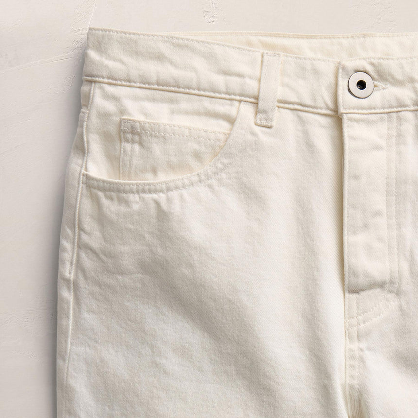 Relaxed Fit Jean in Off White | James Perse Los Angeles