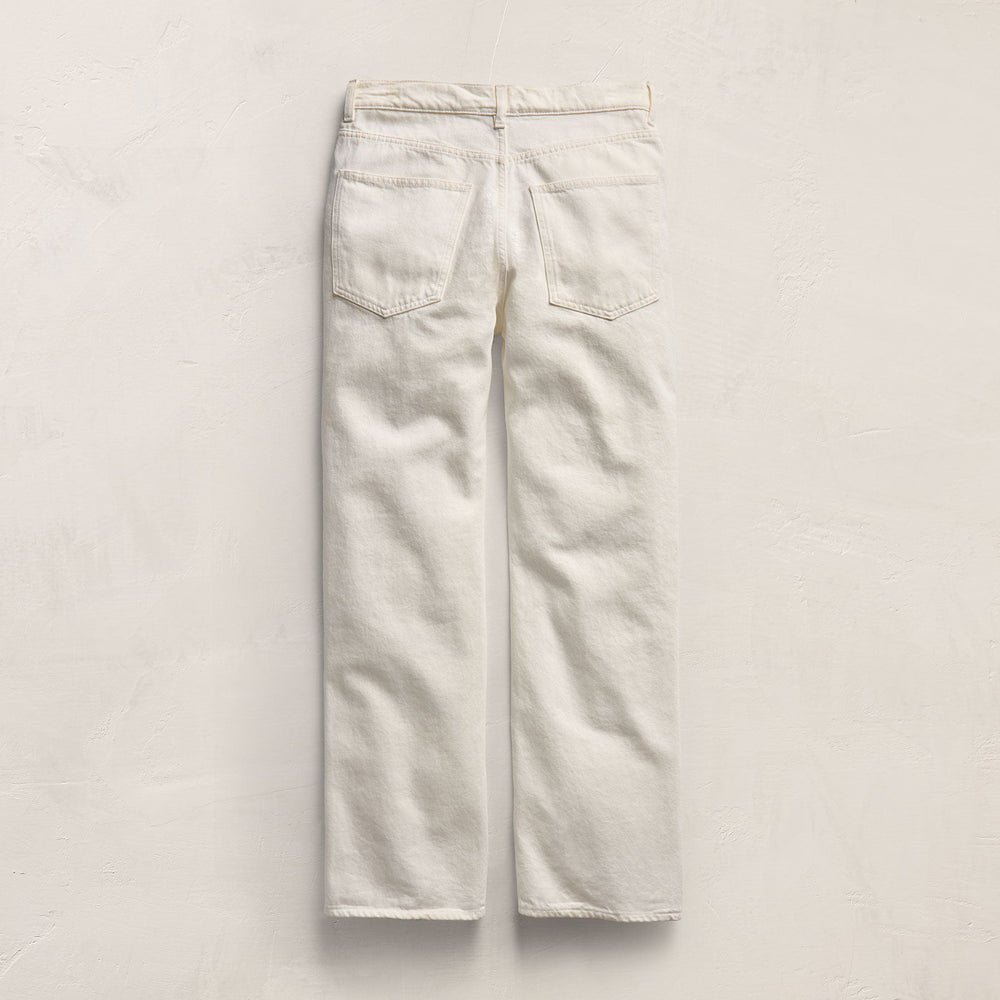 Relaxed Fit Jean in Off White | James Perse Los Angeles