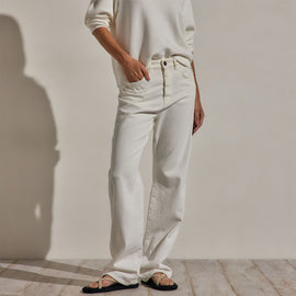 Relaxed Fit Jean in Off White | James Perse Los Angeles