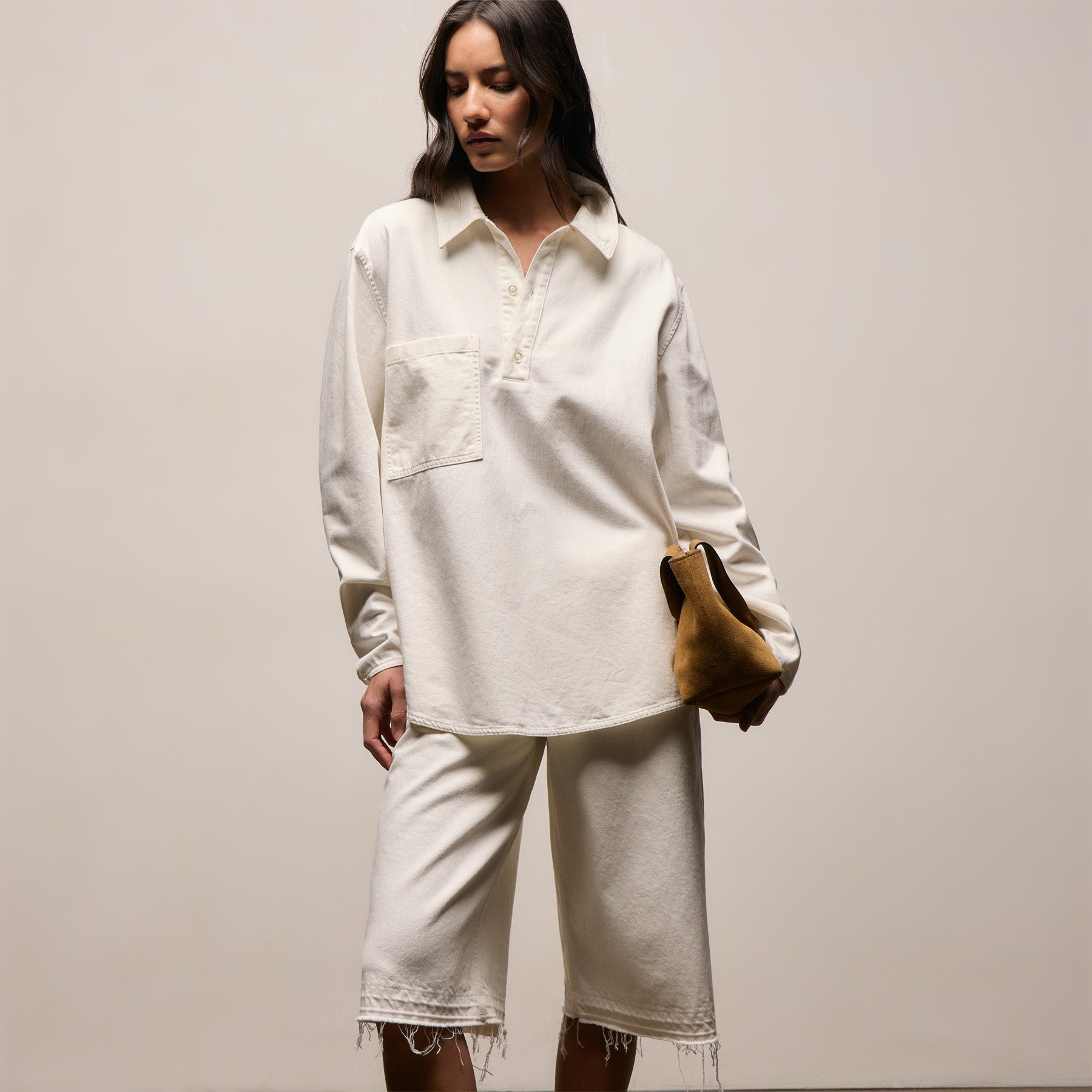 Relaxed Jort in Coastal Cloud | James Perse Los Angeles