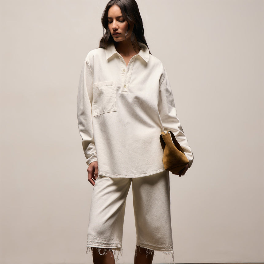 Relaxed Jort in Coastal Cloud | James Perse Los Angeles