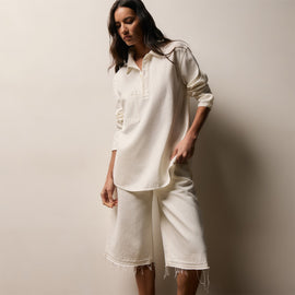 Relaxed Jort in Coastal Cloud | James Perse Los Angeles