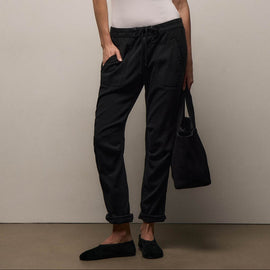 Soft Drape Pant in Black | James Perse Los Angeles