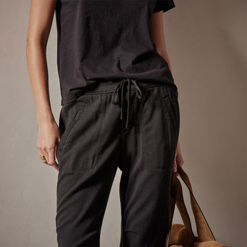 保障できる 【deres】drape (black) pants その他 