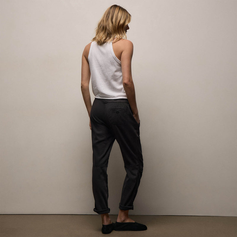 Soft Drape Pant in Carbon Pigment | James Perse Los Angeles