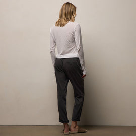 Soft Drape Pant in Carbon Pigment | James Perse Los Angeles