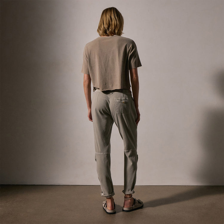 Soft Drape Pant in Driftwood Pigment | James Perse Los Angeles 