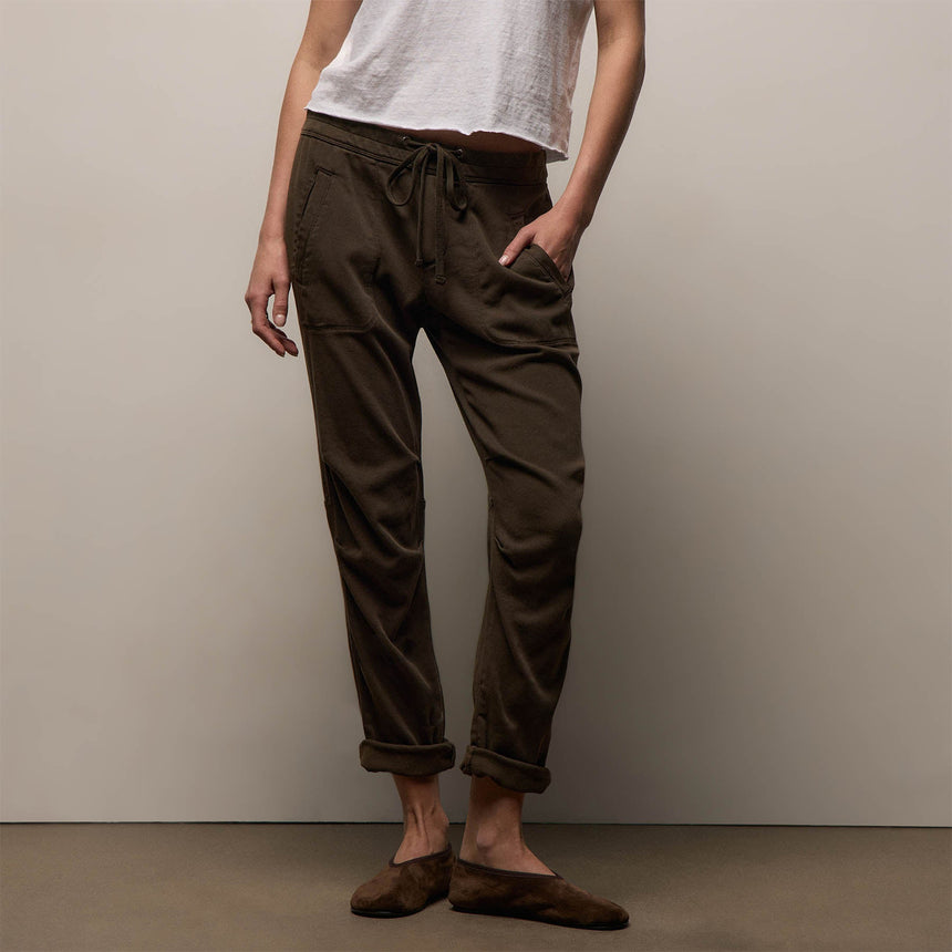 Soft Drape Pant in Smoky Green Pigment | James Perse Los Angeles