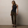 Soft Drape Pant in Smoky Green Pigment | James Perse Los Angeles