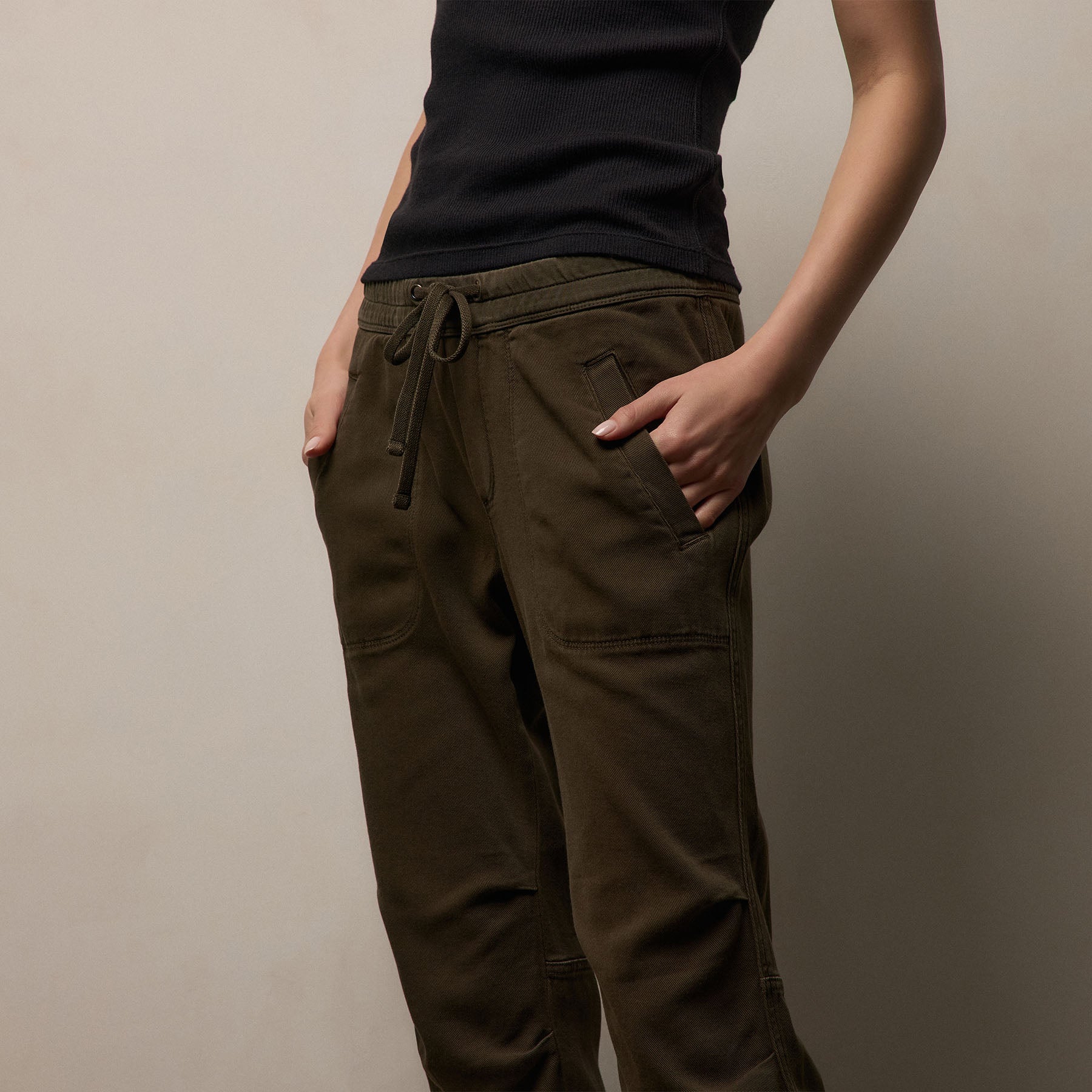 Denim Utility Pant - Medium Wash | James Perse Los Angeles