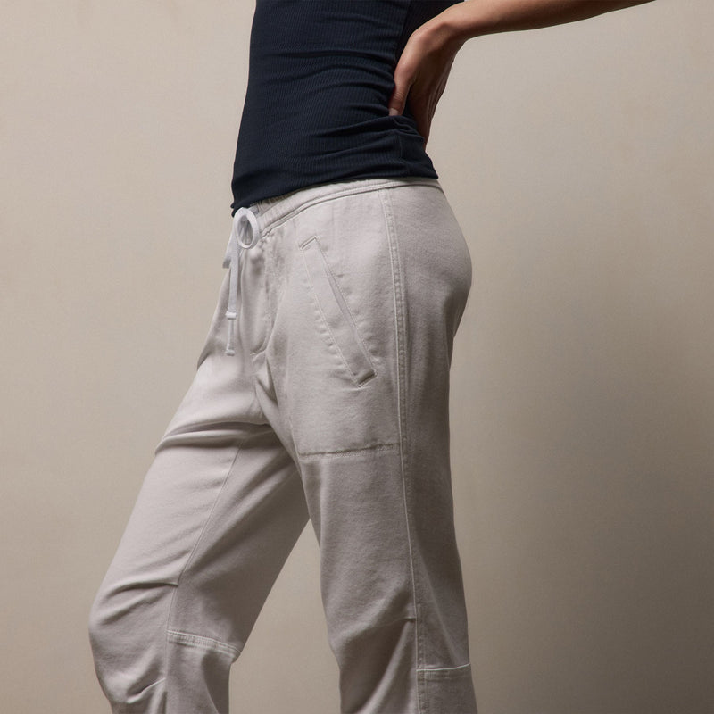 Soft Drape Pant in White | James Perse Los Angeles