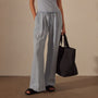 Wide Leg Relaxed Linen Pant in Open Sky Pigment | James Perse Los Angeles