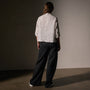 Pocket Cropped Shirt in White | James Perse Los Angeles