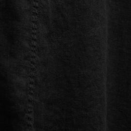 Linen Tie Front Tunic Top in Black | James Perse Los Angeles