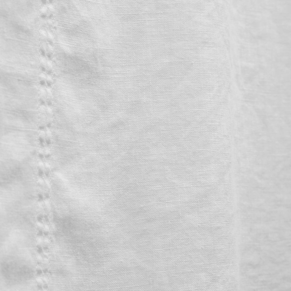 Linen Tie Front Tunic Top in White | James Perse Los Angeles