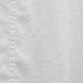 Linen Tie Front Tunic Top in White | James Perse Los Angeles