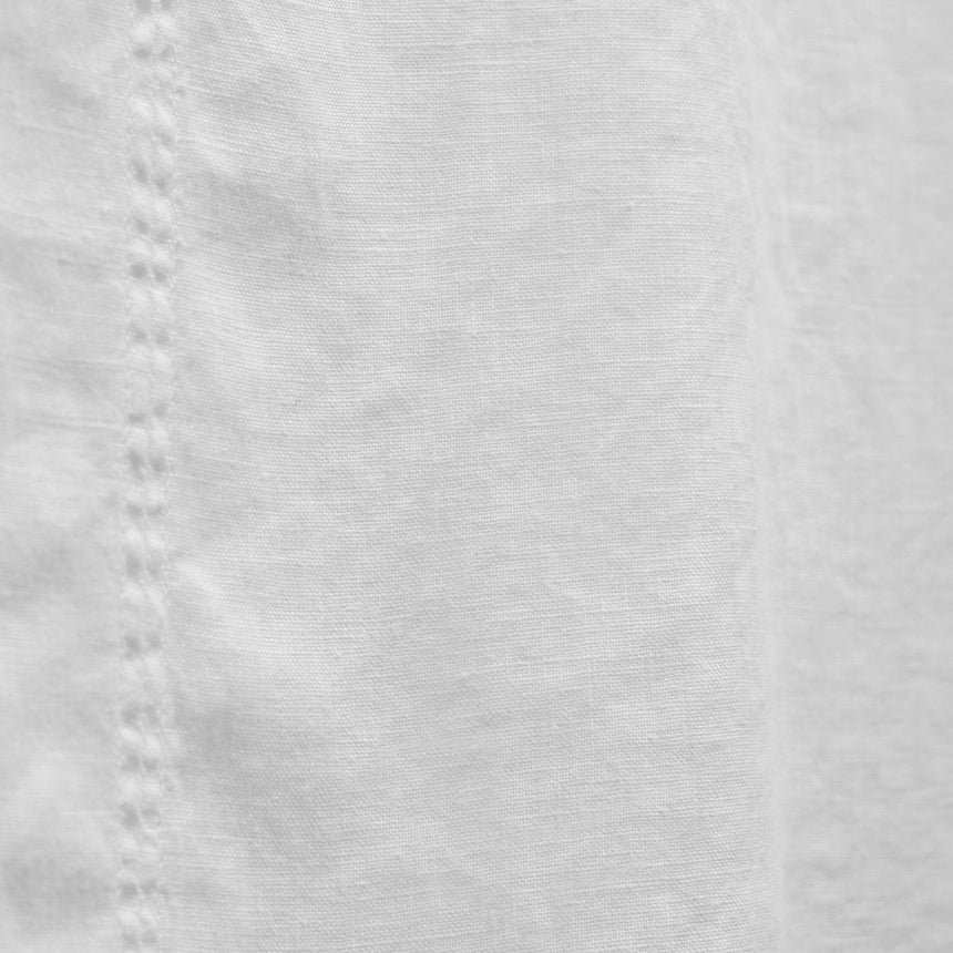 Linen Tie Front Tunic Top in White | James Perse Los Angeles
