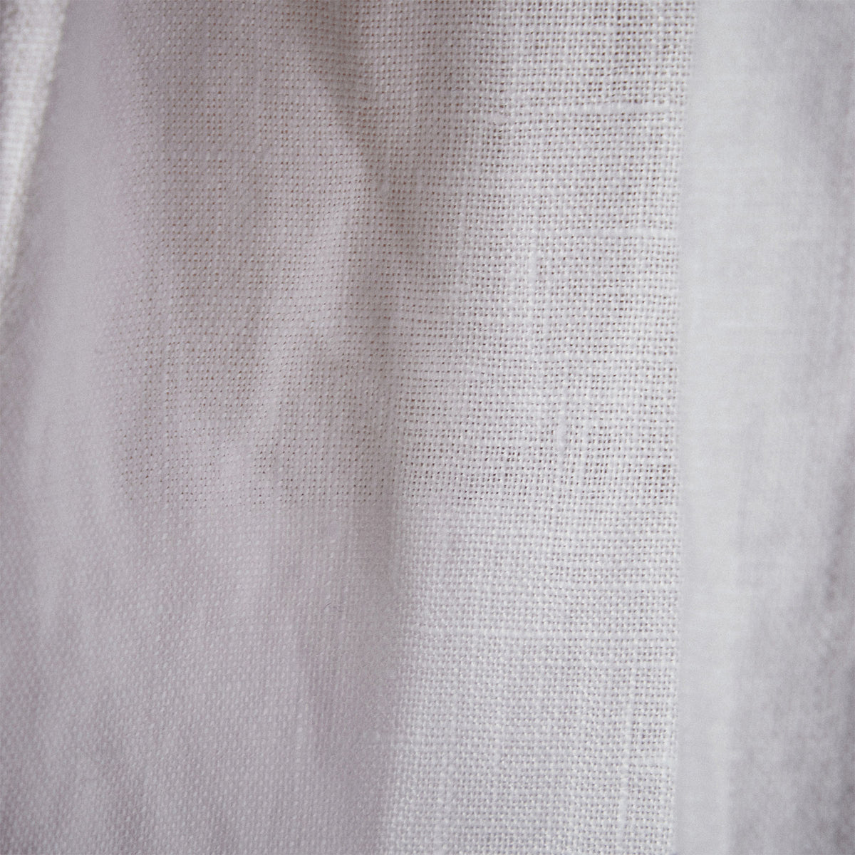 Gathered Linen Top in White | James Perse Los Angeles