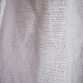 Gathered Linen Top in White | James Perse Los Angeles